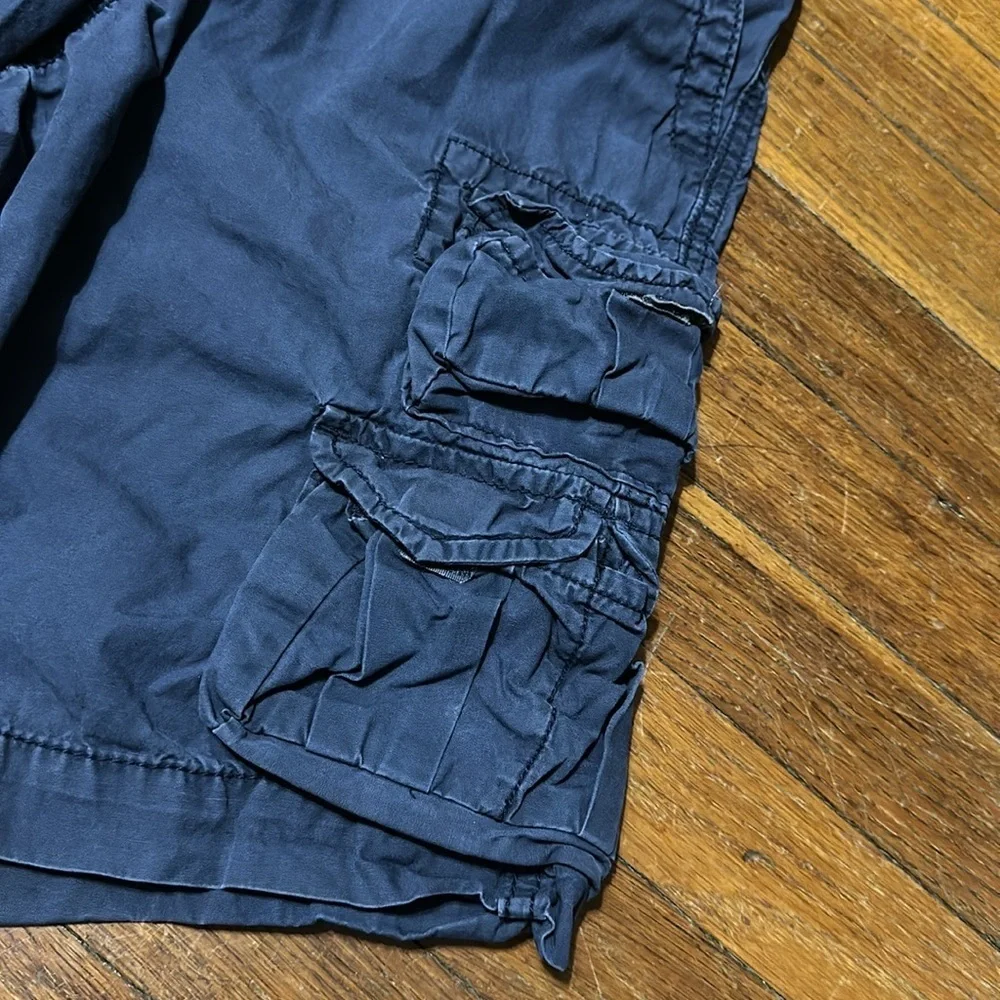 Gap Kids Boys Navy Blue Cargo Shorts, Adjustable Waist, Sz 8